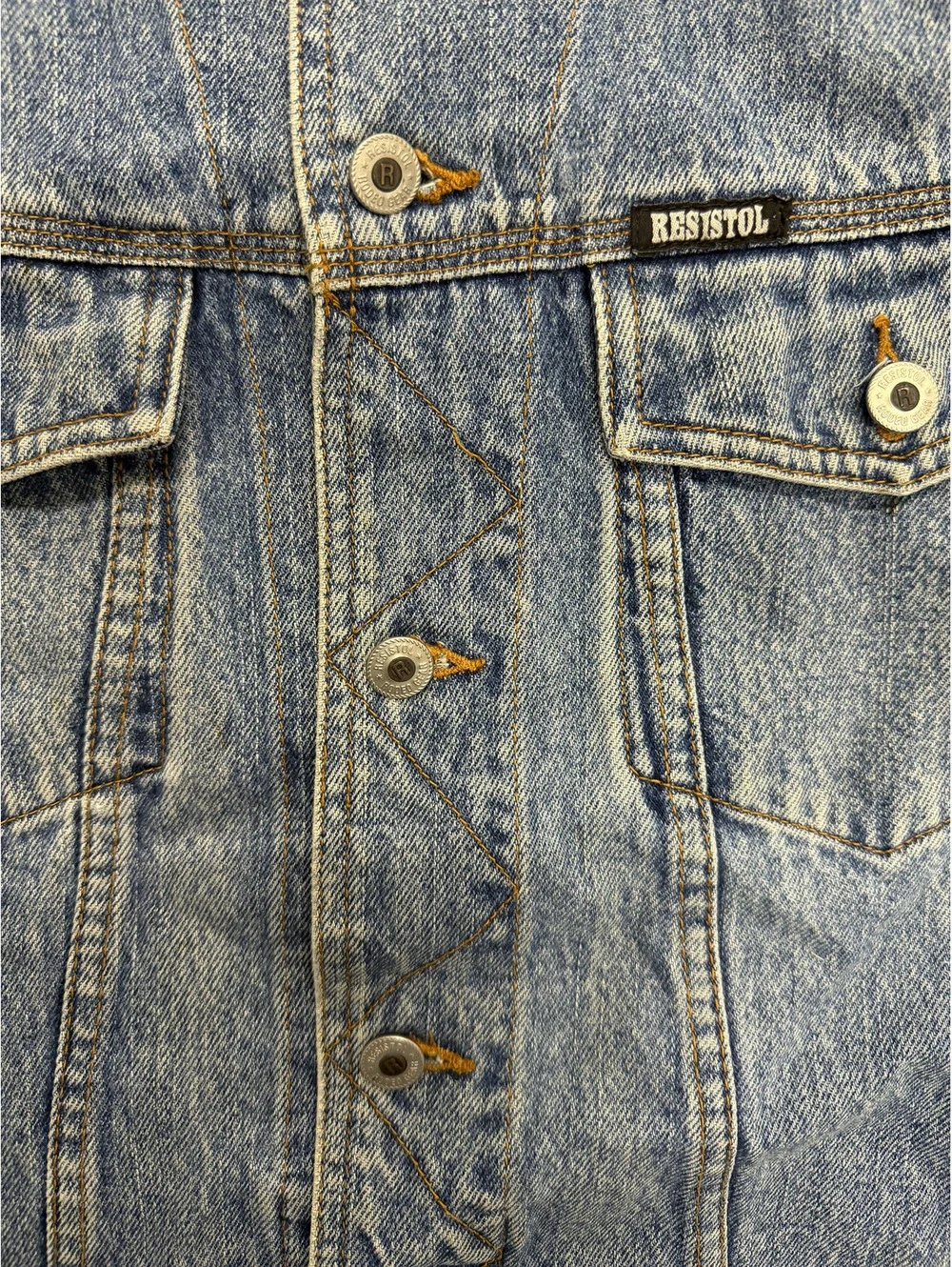 Vintage Resistol Light Blue Denim Jacket - Picture 6 of 9